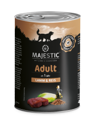 MAJESTIC mit Lamm, Reis für Hunde 6 x 400 g 