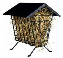 TRIXIE Heuraufe zum Aufstellen mit Deckel 