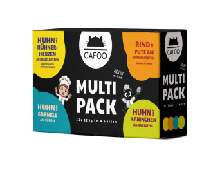 CAFOO Multipack für Katzen 12 x 125 g 