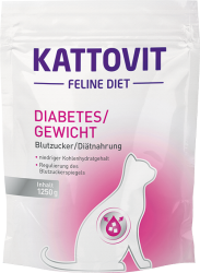 KATTOVIT Feline Diet Diabetes / Gewicht für Katzen 1,25 kg 