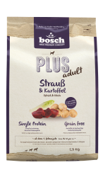 bosch PLUS mit Strauß, Kartoffel für Hunde 2,5 kg 