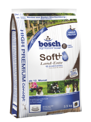 bosch SOFT mit Land-Ente, Kartoffel für Hunde 2,5 kg 