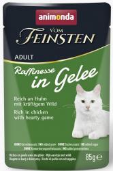 animonda VOM FEINSTEN Raffinesse in Gelee mit Huhn, Wild für Katzen 24 x 85 g 