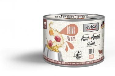 MAC's Paw Power Drink für Katzen mit Rind 6 x 200 g 