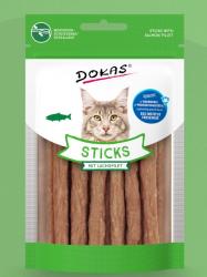 DOKAS STICKS mit Lachsfilet für Katzen 10 x 30 g 