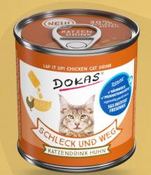 DOKAS Schleck und Weg Katzendrink mit Huhn für Katzen 3 x 6 Stück 