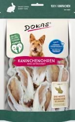 DOKAS Kaninchenohren mit Fell für Hunde 7 x 100 g 
