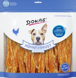 DOKAS Hühnerbrust Streifen für Hunde 4 x 900 g 