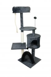 SILVIO DESIGN Katzenbaum 39x39x139 in grau 