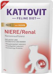 KATTOVIT Feline Diet NIERE/Renal mit Huhn für Katzen 10 x 85 g 