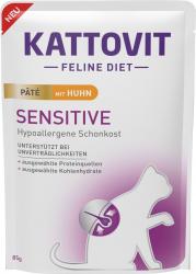 KATTOVIT Feline Diet Sensitive mit Huhn für Katzen 10 x 85 g 