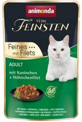 animonda VOM FEINSTEN mit Kaninchen, Hühnchenfilet für Katzen 18 x 85 g 