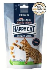 HAPPY CAT Culinary Crunchy Snack mit Atlantik-Lachs 10 x 70 g 