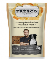 FRESCO Martin Rütter Trainingsknöchelchen Käse mit Huhn für Hunde 150 g 