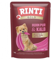 RINTI GOLD mit Huhn und Kalb für Hunde 10 x 100 g 