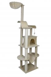 SILVIO DESIGN Katzenbaum Travel 46x37x175 cm in beige 