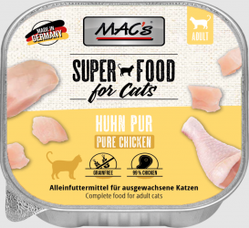 MAC's SUPER FOOD mit Huhn für Katzen 16 x 100 g 