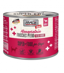 MAC's SUPER FOOD mit Pferd für Hunde 6 x 200 g 