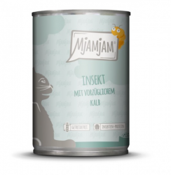 MjAMjAM mit Insekt, Kalb  für Katzen 6 x 400 g 