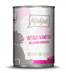 MjAMjAM mit Schwein an leckeren Möhrchen für Katzen 6 x 400 g 