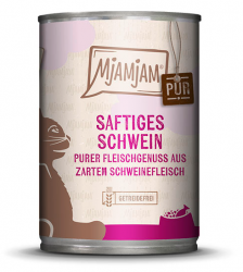 MjAMjAM mit Schwein für Katzen 6 x 400 g 