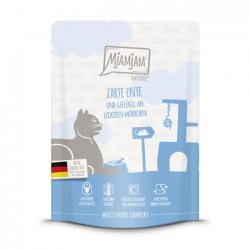 MjAMjAM mit Ente, Geflügel an Möhre für Katzen 6 x 300 g 