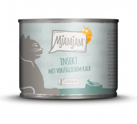 MjAMjAM mit Insekt, Kalb für Katzen 6 x 200 g 