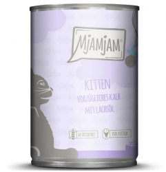 MjAMjAM Kitten mit Kalb, Lachsöl 6 x 400 g 