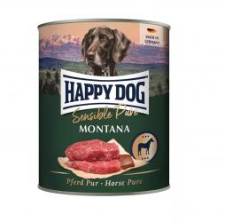 HAPPY DOG Sensible Pure MONTANA mit Pferd 6 x 800 g 
