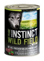 PURE INSTINCT Wild Field 6x800g Dose mit Wildschwein & Hase 