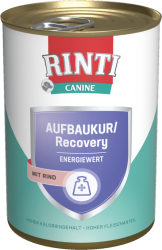 RINTI CANINE AUFBAUKUR mit Rind für Hunde 12 x 400 g 