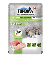 MAC's Cat Kitten Tundra 16x85g Pouch mit Kalb und Huhn 