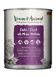 Venandi Animal mit Ente als Monoprotein für Katzen 6 x 800 g 