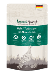 Venandi Animal mit Pute als Monoprotein für Katzen 12 x 125 g 