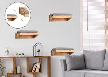 SILVIO DESIGN Wandmulde Karlsson ca. 28 x 40 x 15 cm 