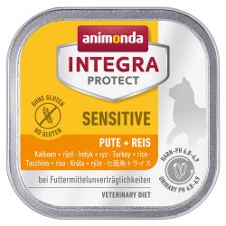 animonda INTEGRA PROTECT Sensitive mit Pute, Reis für Katzen 16 x 100 g 