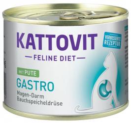 KATTOVIT Feline Diet Gastro mit Pute für Katzen 12 x 185 g 