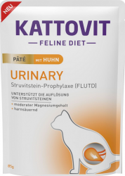 KATTOVIT Feline Diet Urinary mit Huhn für Katzen 10 x 85 g 