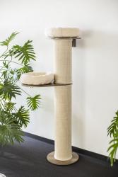 azoona Kratzbaum Minimus ca. 160 cm,  cremeweiß 