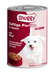 snuggy mit Rind für Hunde 10 x 415 g 