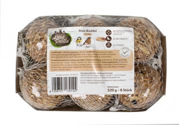 LandPartie Wildvogel Nuss-Knödel mit Netz 6 Stück 
