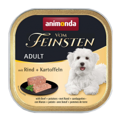 animonda VOM FEINSTEN mit Rind, Kartoffeln für Hunde 22 x 150 g 