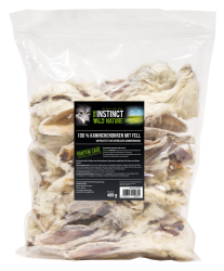 PURE INSTINCT Kaninchenohren ohne Fell für Hunde 400 g 