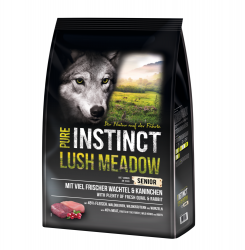 PURE INSTINCT Lush Meadow Senior 4 kg mit Kaninchen und Wachtel 