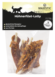 MAJESTIC Hühnerfilet-Lolly für Hunde 225 g 