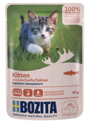 BOZITA Kitten mit Lachs 12 x 85 g 