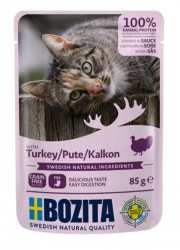 BOZITA mit Pute für Katzen 12 x 85 g 