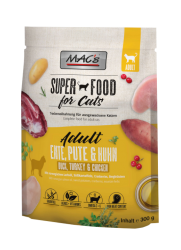 MAC's SUPER FOOD mit Ente, Pute und Huhn für Katzen 300 g 