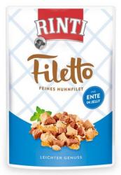 RINTI Filetto mit Huhn, Ente für Hunde 24 x 100 g 