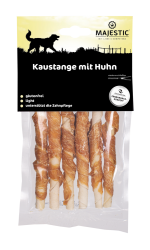 MAJESTIC Kaustange mit Huhn für Hunde 70 g 